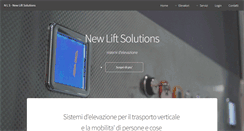 Desktop Screenshot of newliftsolutions.it