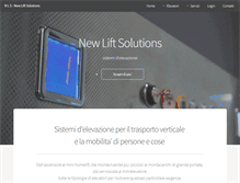 Tablet Screenshot of newliftsolutions.it